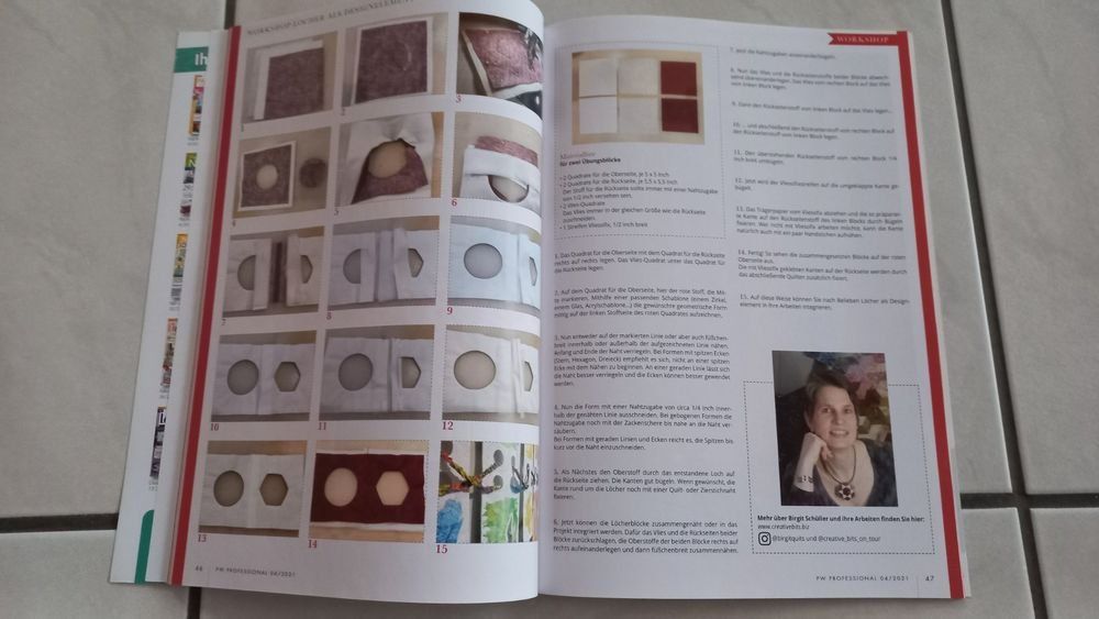 Riviste & Magazine: Patchwork Professional 04/2021 Magazin Top Zustand! – Usato da Winistorf venduto da acreativ4 1
