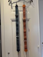 Two Adjustable Bag Strap, Blue and Orange