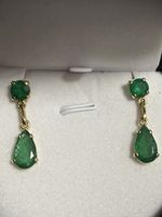 Ohrringe Gold18k mit Smaragd