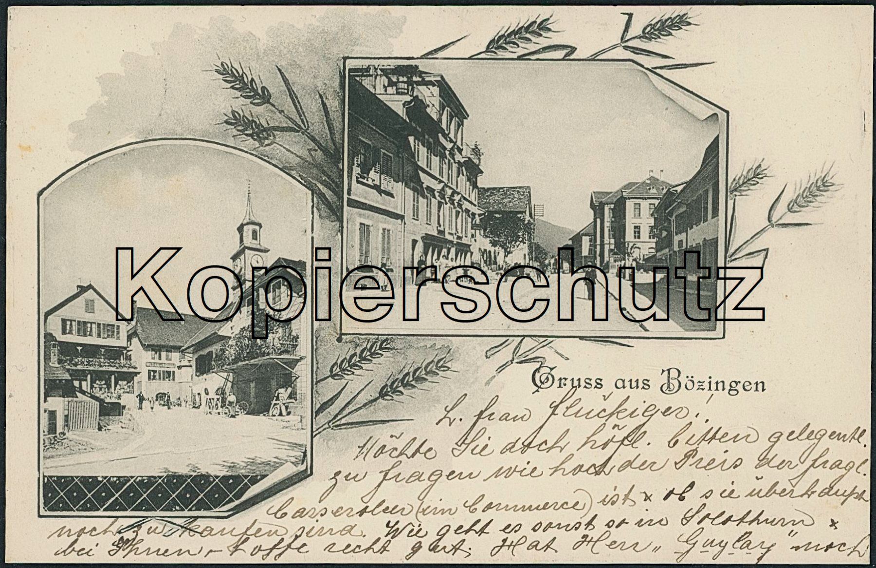 Cartoline postali: BE Bözingen - Biel - Bienne – Usato da Schindellegi venduto da Jonathan77