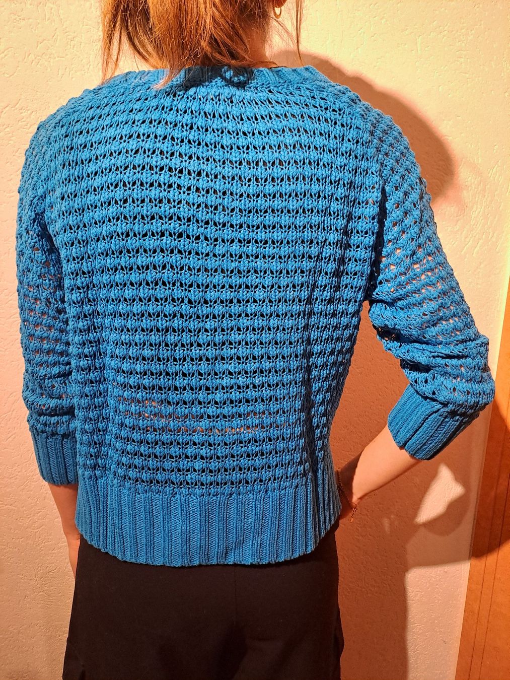 Roxy Tops: Pull ROXY bleu en maille, taille S – Gebraucht aus Valeyres-sous-Montagny von Romy. 2