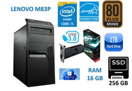PC Lenovo M83P core i5 16GB 1TB 256GB SSD Win11 + 1TB