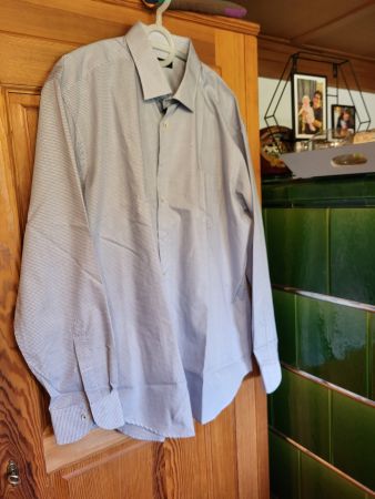 Herren Hemd langarm Swiss-Shirt gr 45