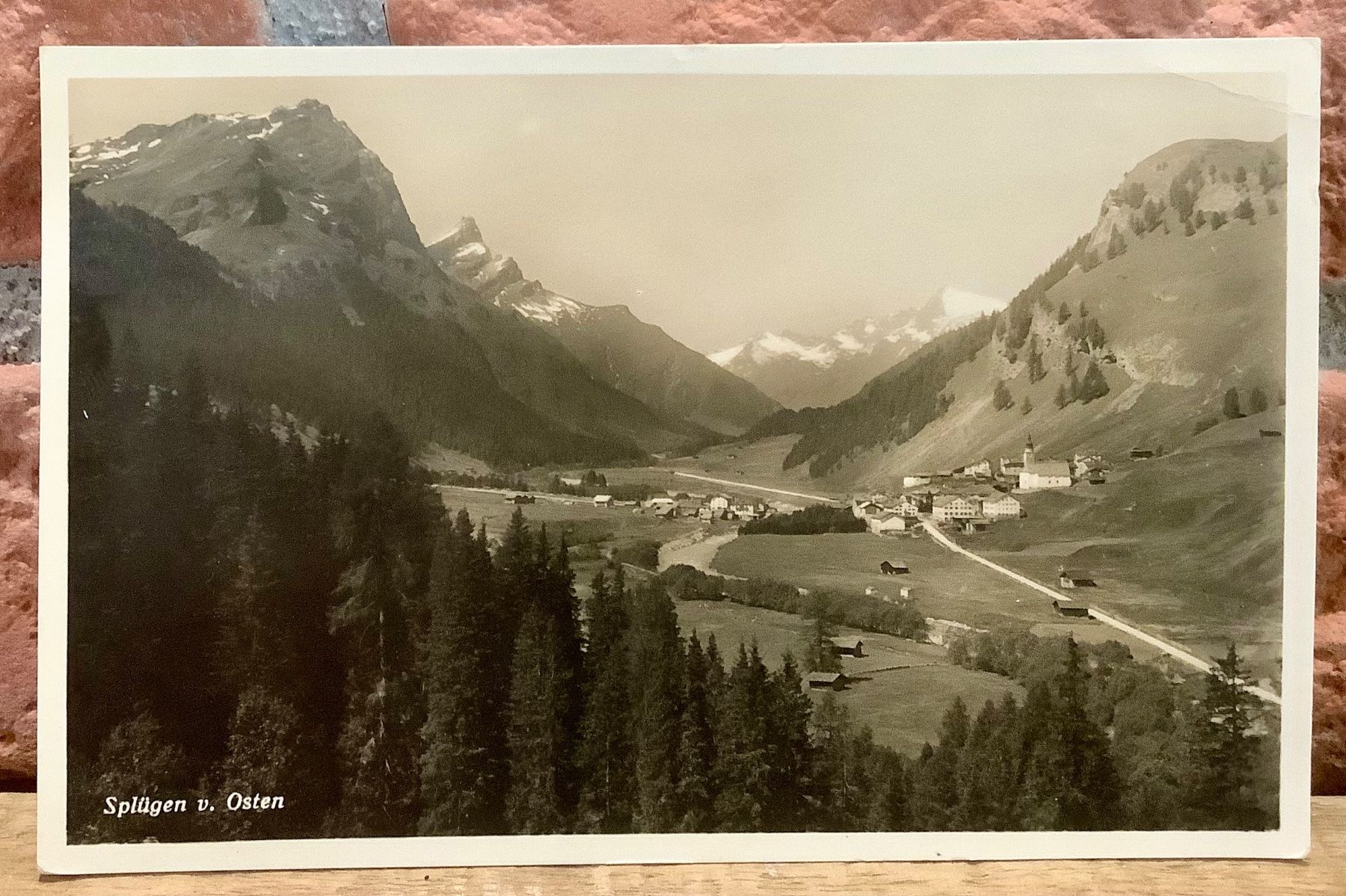 Ansichtskarten: 1937 - SPLÜGEN vom Osten - Viamala – Gebraucht aus Root von ENGLAND-TREASURES