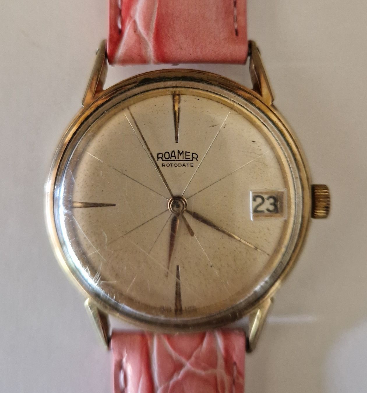 Roamer Uhren: Vintage Swiss Made Roamer Rotodate – Gebraucht aus Bern von Ak1917