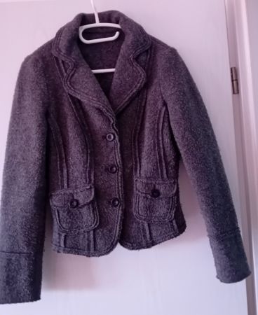 Jacke grau Filz  34