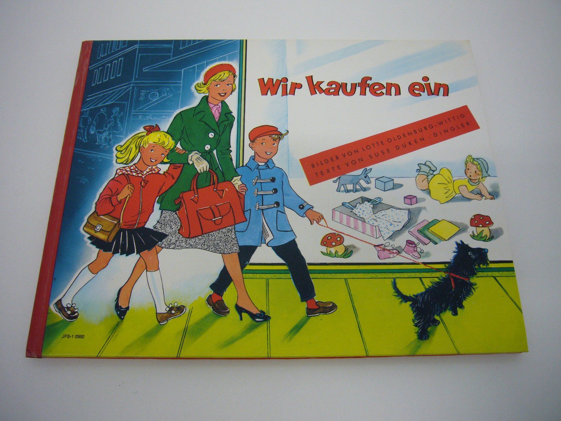 Libri: Antikes Kinderbuch "Wir kaufen ein", Lotte Oldenburg, 50er – Nuovo (secondo la descrizione) da Affoltern am Albis venduto da Stationeleven
