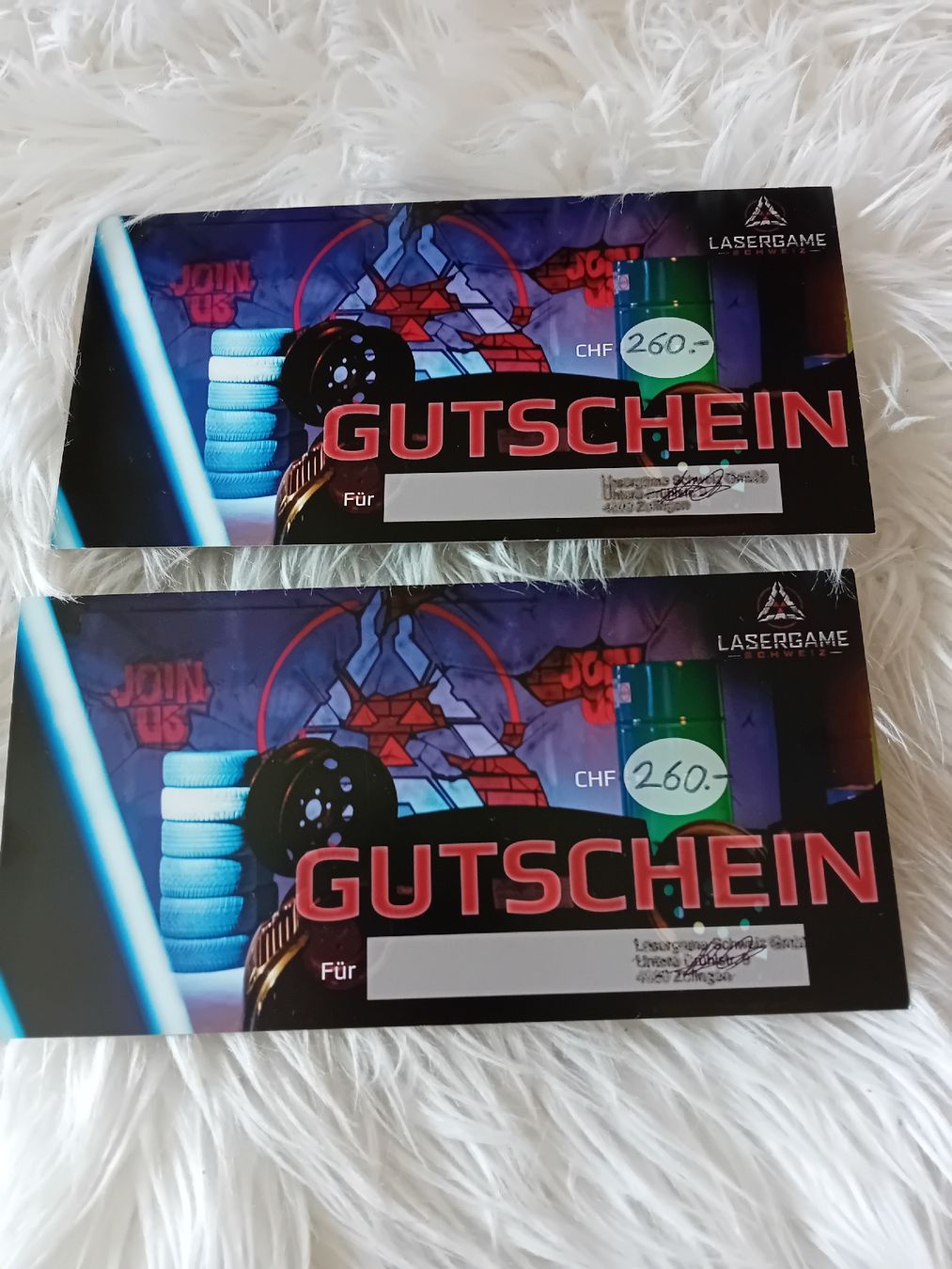 Buoni: Gutschein Lasergame – Nuovo (secondo la descrizione) da Brunnen venduto da RBJ5