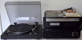Sharp Plattenspieler + Tuner + Verstärker / aplificateur