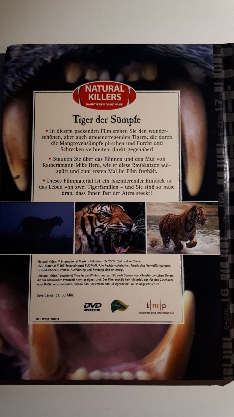Tutti i DVDs: Tiger der Sümpfe – Usato da Dietikon venduto da Buchantiqdietikon 2