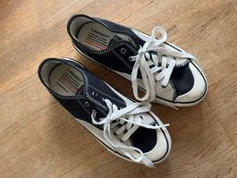 Halbschuh / Sneaker schwarz / weiss