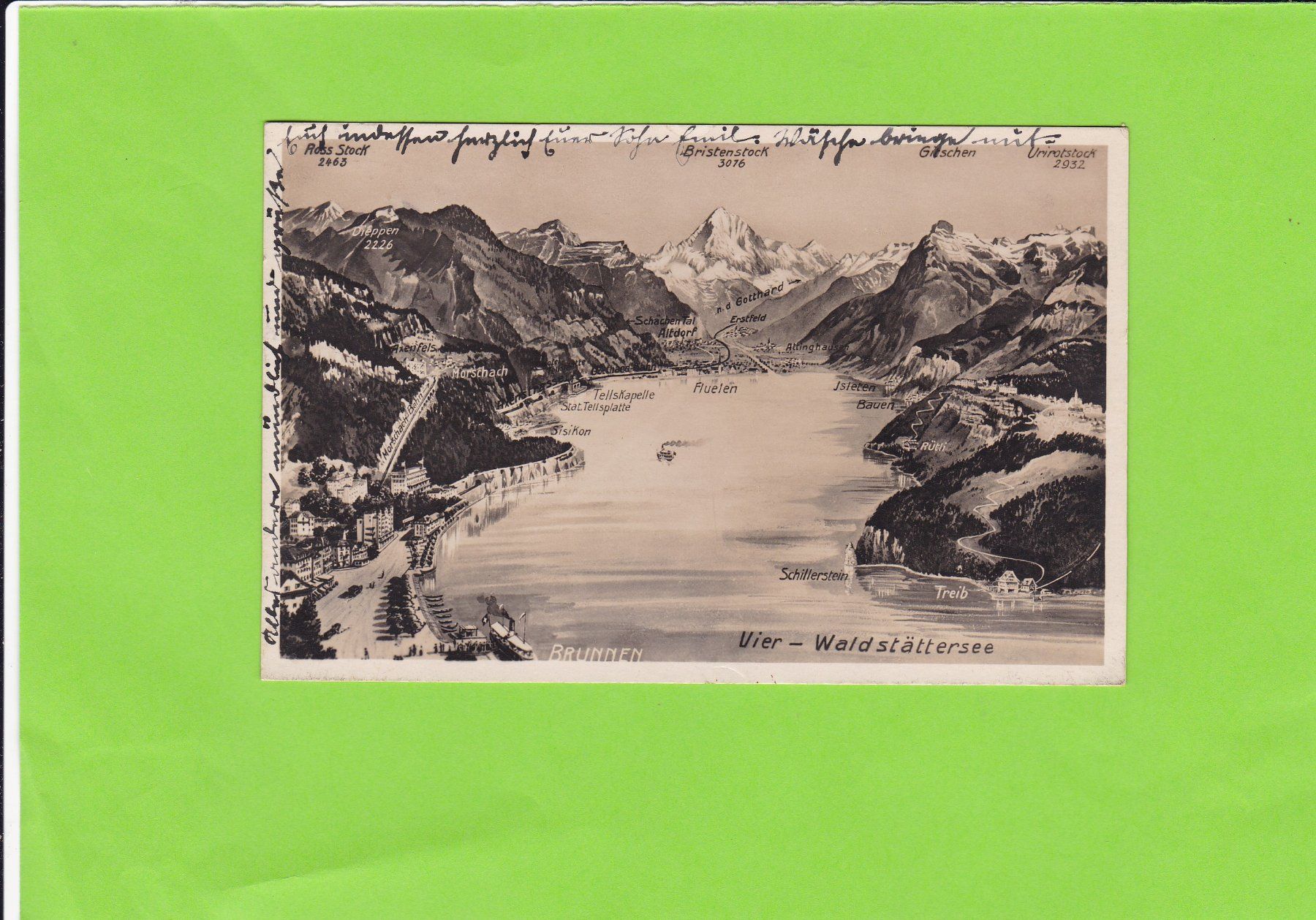 Cartoline postali: Vier-Waldstättersee – Usato da St. Peterzell venduto da neckertal