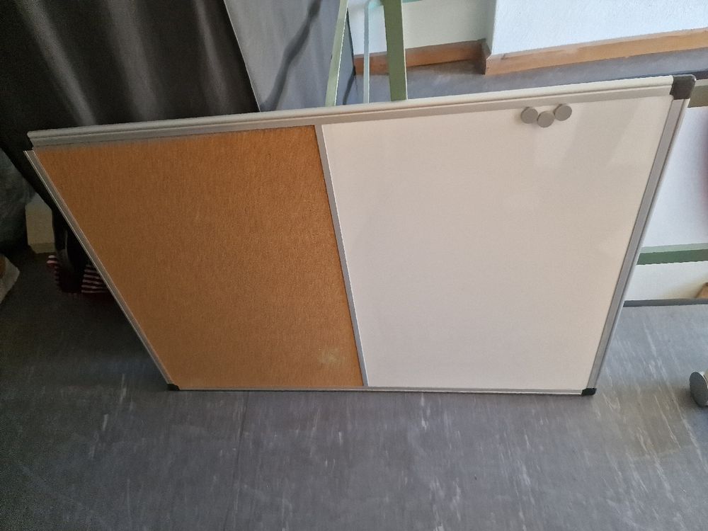 Kombi-Pinnwand mit Whiteboard, Büro oder Schule. (Gebraucht) in Basel ...