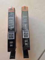 Canon CLI-551 BK Tintenpatronen 2 Stück neu