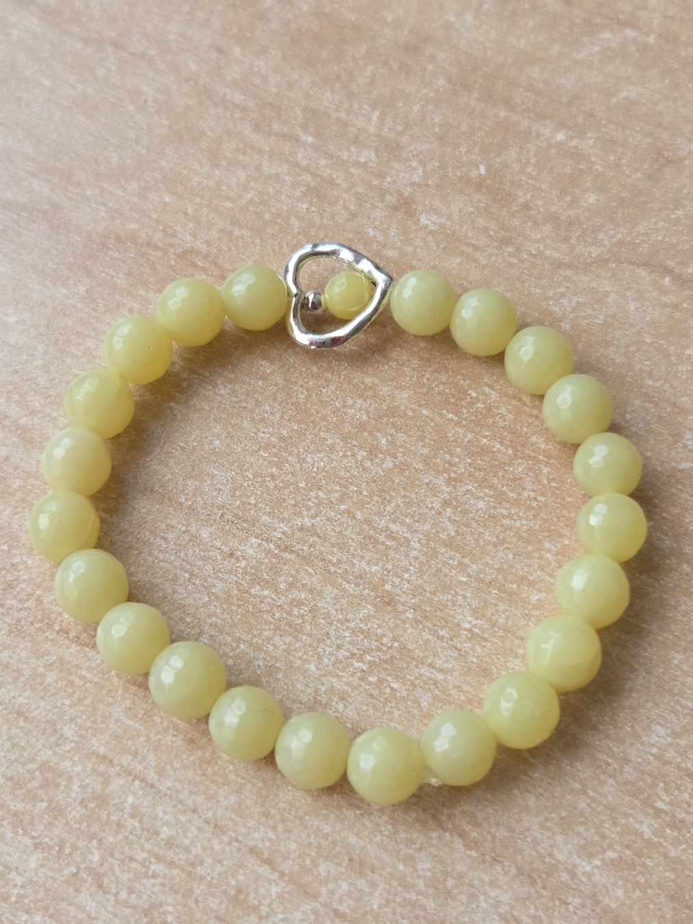 Bracciali & Braccialetti: Facettiertes Lemonstone Elastarmband 17cm Neu – Nuovo (secondo la descrizione) da Winterthur venduto da katzen07