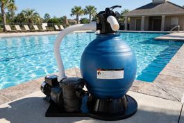 HST Sandfilter Poolfilter b. 70.000 L/h + Poolpumpe 17000L/h