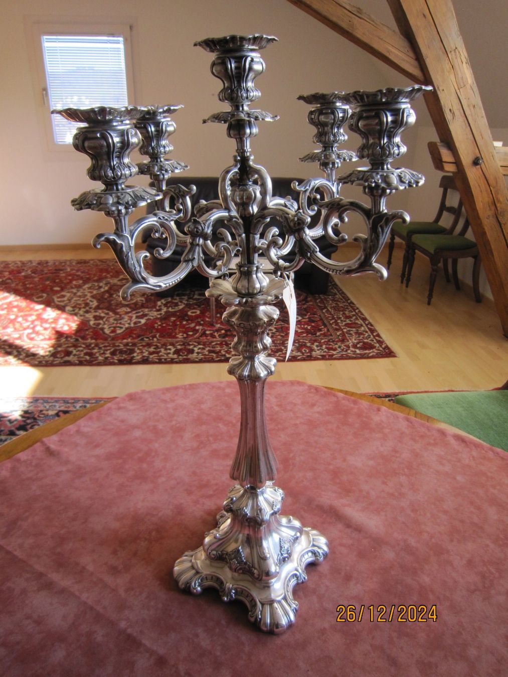 Kerzenständer: Silber-Tafelleuchter, Barock um 1760 – Gebraucht aus Lengnau AG von Daenkelbach 8