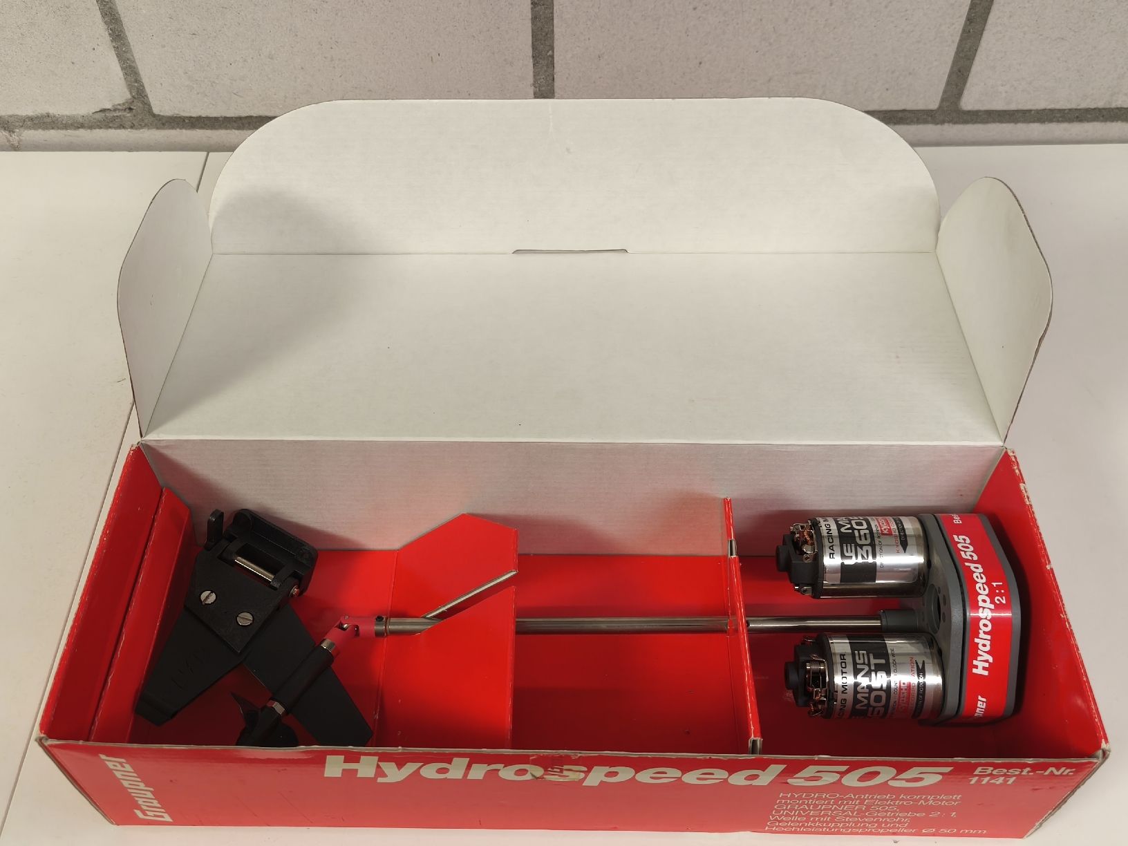 Graupner Modellismo RC: Graupner Hydrospeed 505 Antrieb  – Nuovo e nell'imballaggio originale da Glattfelden venduto da Optimus-Prime 2