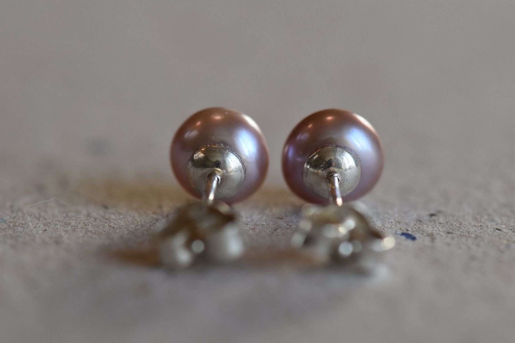 Orecchini pendenti & Orecchini a lobo: Natural Pink Perlen Silver Ohrring – Nuovo (secondo la descrizione) da Bévilard venduto da Yougems 9