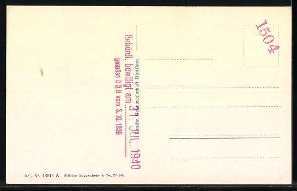 Cartoline postali: Dintikon, Landw. Genossenschaft, Totalan – Usato da Berlin venduto da bartko-reher 1
