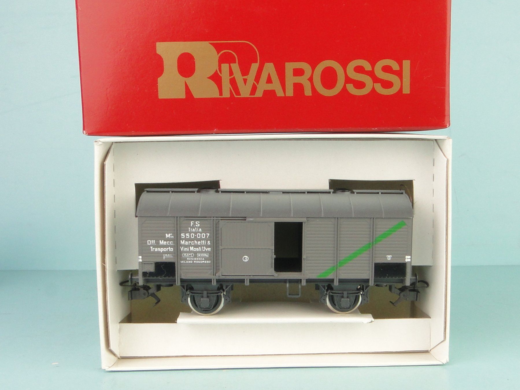 Rivarossi Modellini di ferrovie: Rivarossi 2011 Carro Mva – Usato da Bülach venduto da cann11 1