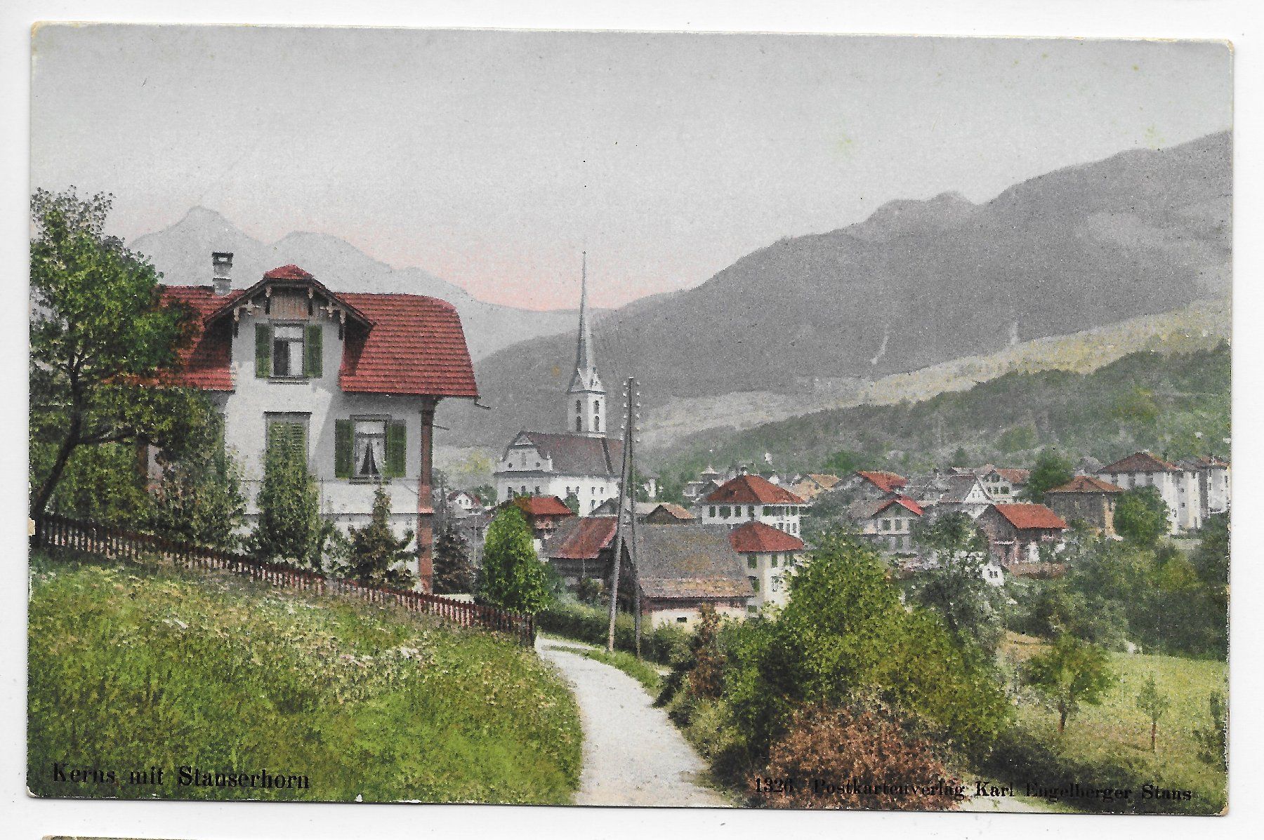 Cartoline postali: Kerns mit Stanserhorn – Usato da Hefenhofen venduto da Richsalz