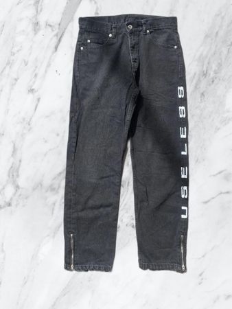 YUNG LEAN USELESS Pants (Emo, Grunge)