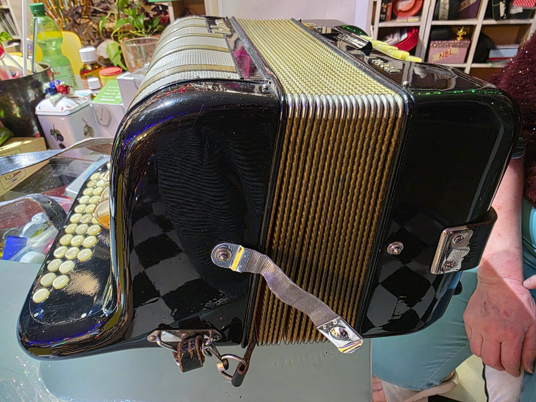 Strumenti musicali: Schwyzer Örgeli plus Hohner Norma III Deluxe – Usato da Mellikon venduto da Musikgarantie 6