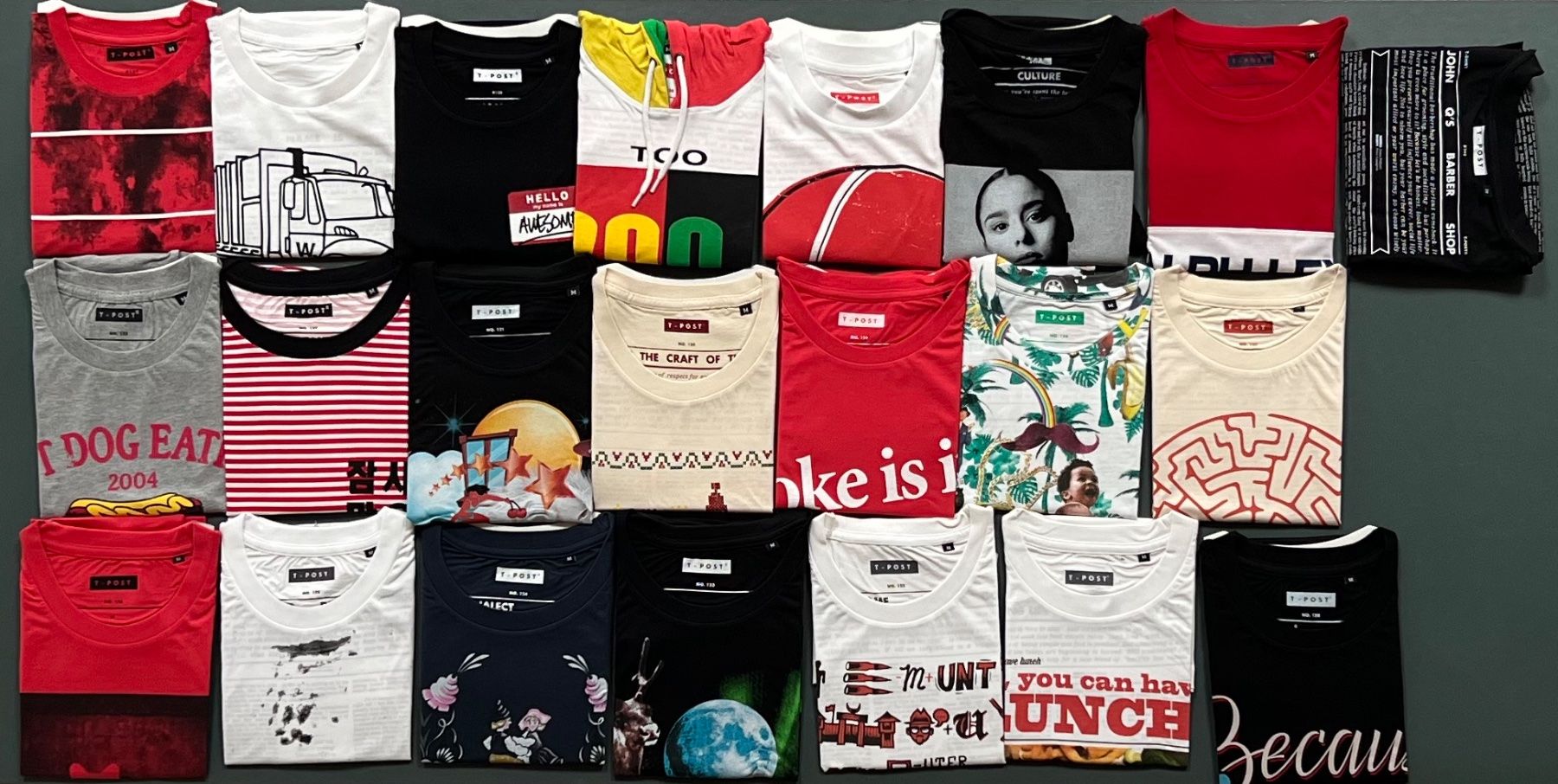 T-shirt: T-post.com Special T-Shirts mit Background - Grösse M – Nuovo (secondo la descrizione) da Münsingen venduto da Omasaki 4