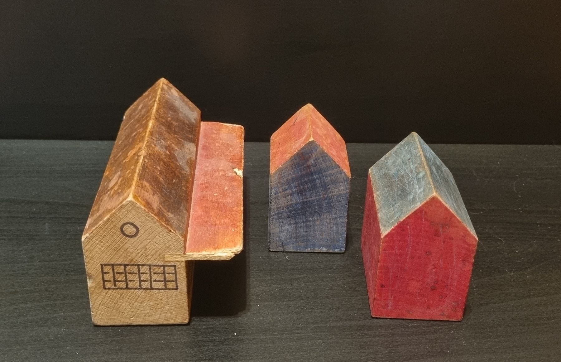 Giocattoli: Holzhaus Bahnhof - vintage Mini Häuser – Usato da Affoltern am Albis venduto da thingsANDthings 1