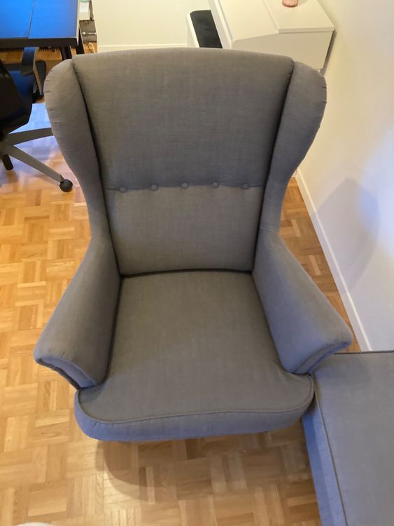 Ohrensessel IKEA Strandmon inkl. Hocker Kaufen auf Ricardo