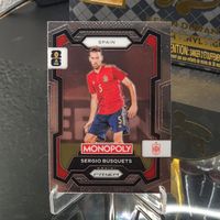Carte Panini Prizm Monopoly Sergio Busquets Espagne