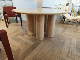 Cassina Mario Bellini "Il Colonnato" Tisch Travertin 140cm