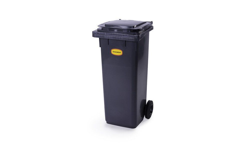 Poubelles: Rollabfallbehälter 140 Liter anthrazit - 2 Stück - – D'occasion à St. Gallen par moving_st.gallen