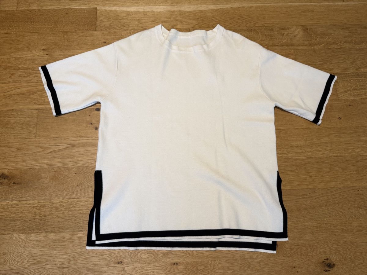Zara T-Shirts: Weisses Zara Oversize-Strick-Shirt – Gebraucht aus Zürich von dbu_s8p2 3
