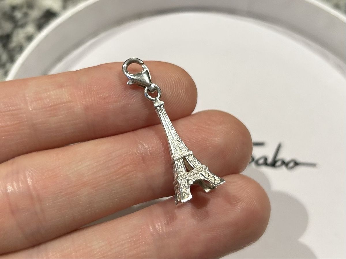 Thomas Sabo Anhänger: Thomas Sabo Charm Eiffelturm, 925 Silber 🩶 – Neu (gemäss Beschreibung) aus Itingen von Kiiwi03 1