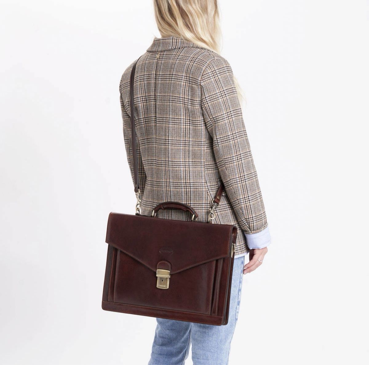 Valigie & Borse: Aktentasche aus Leder Shanghai – Nuovo e nell'imballaggio originale da Wittenbach venduto da WWW.DRILUBAGS.CH 1