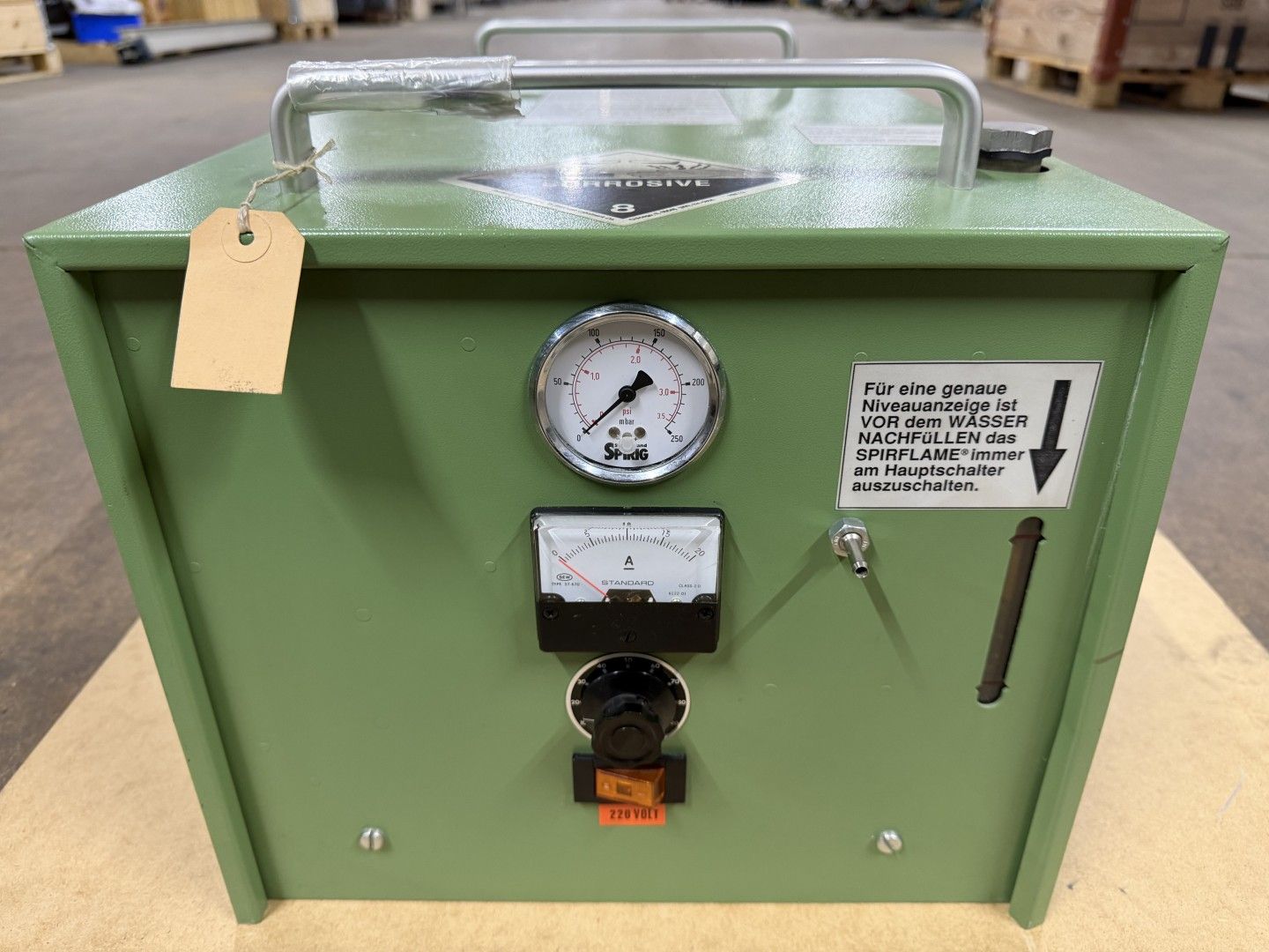 Altri macchinari per industria metallurgica: SPIRFLAME Mikroflamm Generator – Usato da Zuchwil venduto da dragosmd-maschinen 1