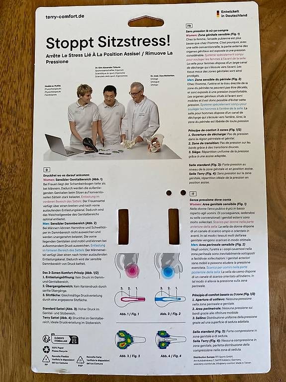 Pezzi di ricambio: Ergonomischer Fahrradsattel Damen – Usato da Biel/Bienne venduto da ina_5tkr 2