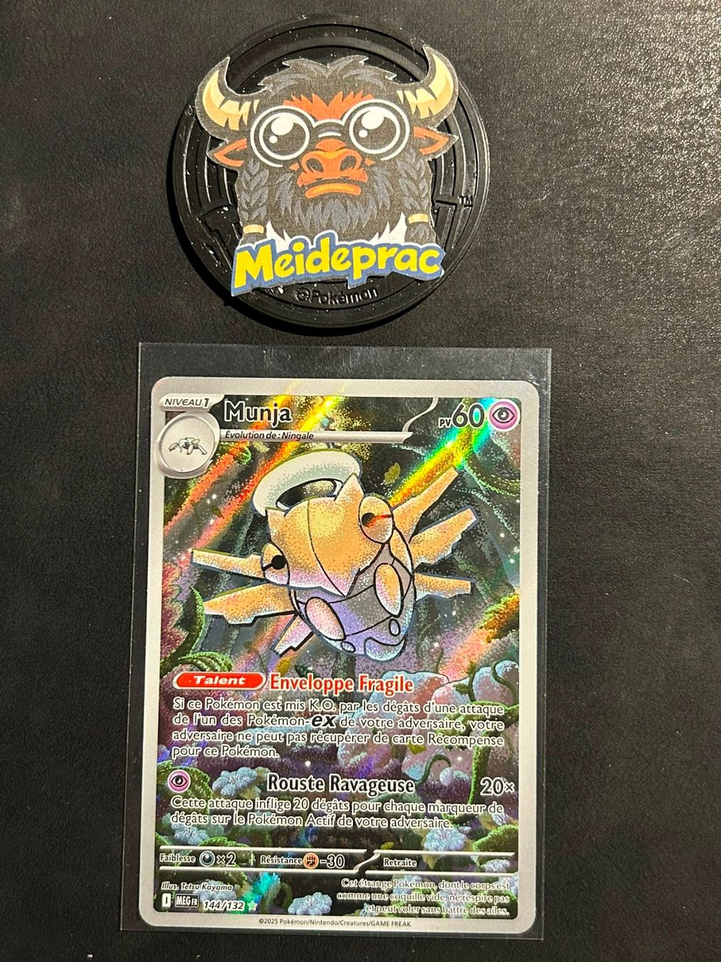 Pokémon Cartes à collectionner: Munja IR Méga Evolution (MEG144) FR NM – Neuf (Voir description) à Vevey par Meideprac