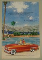 PLYMOUTH, 5 SEITEN AUS ALTEN ILLUSTRIERTEN, 1949, 53, 54
