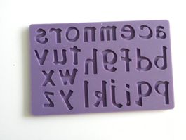 Silikonform Alphabet Buchstaben Fondant