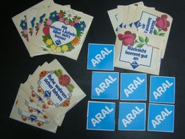 29 Abziehbilder Aufkleber Sticker Aral 80er Jahre selten