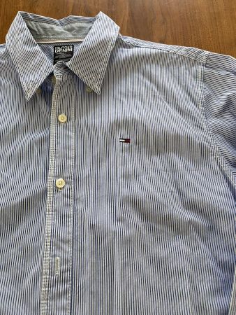 Hemd hellblau von Hilfiger Denim M