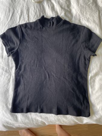 Brandy Melville black turtleneck shirt cotton size S