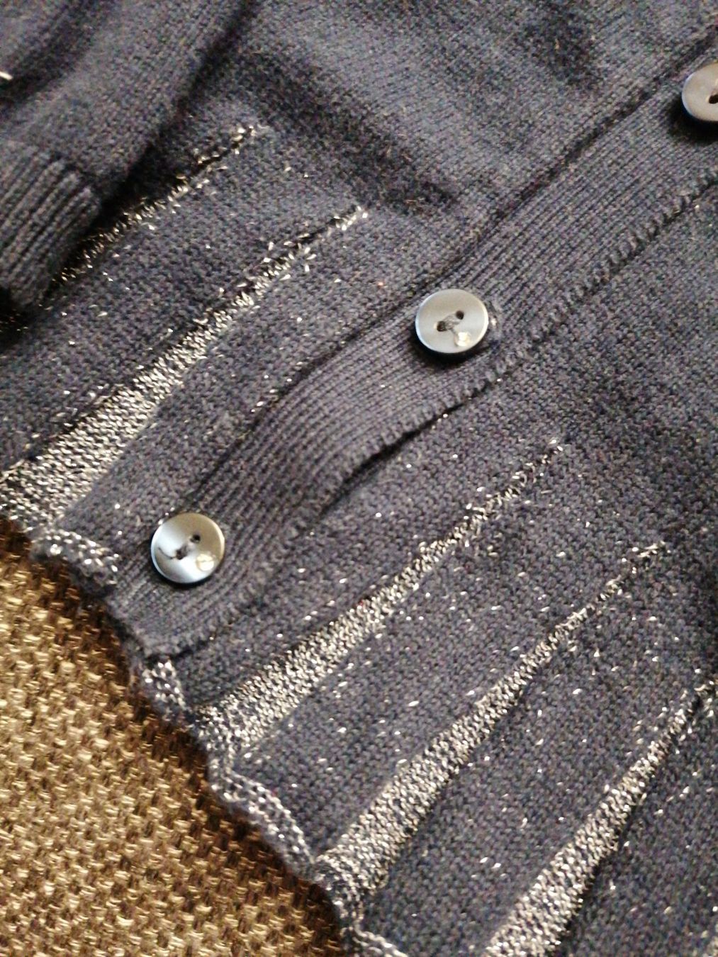 Giacche & Cappotti: Strickjacke Gr 80 dunkelblau – Usato da Büttikon AG venduto da Amineah 2