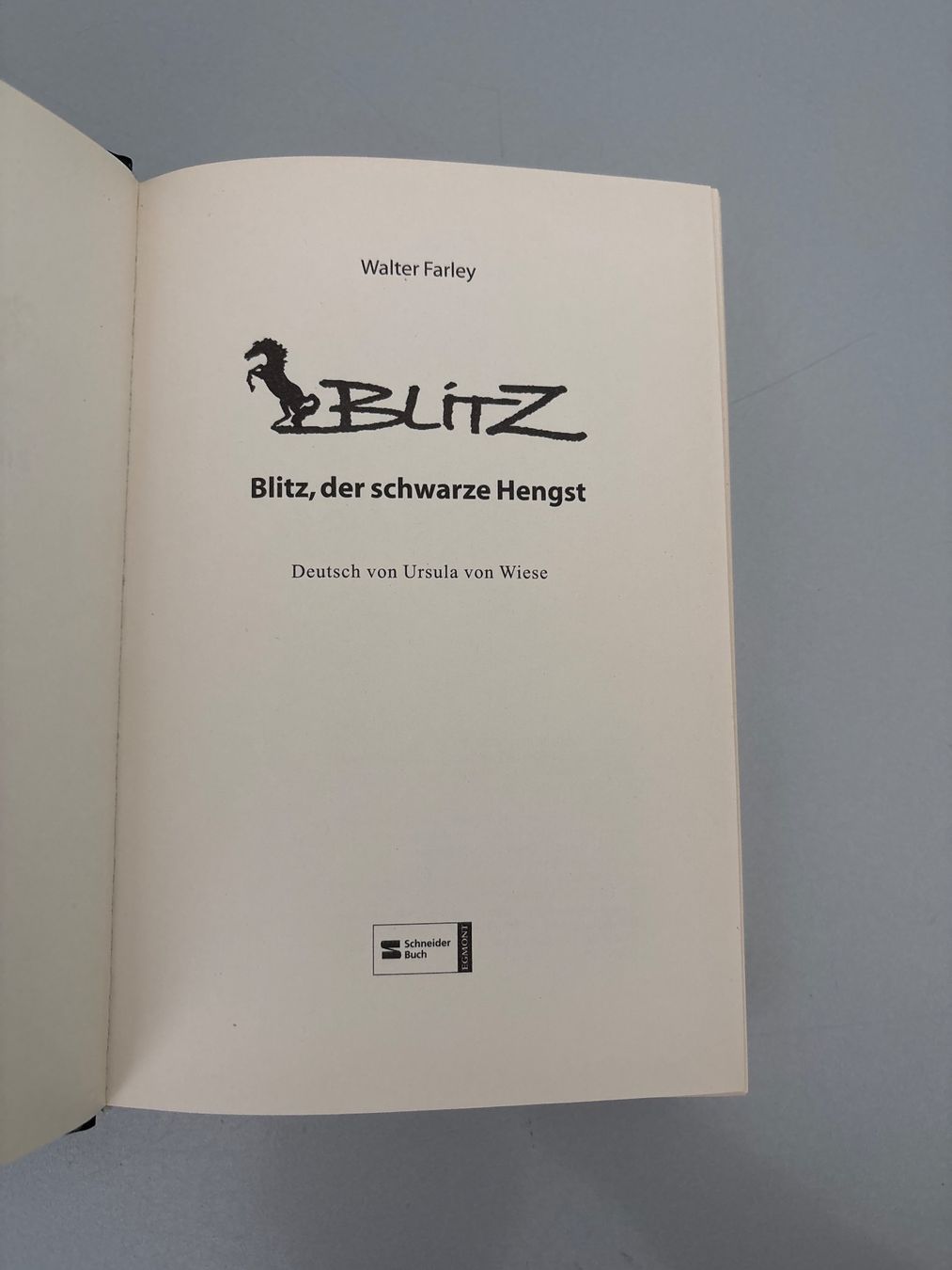 Bücher: Blitz, der schwarze Hengst Festbund Briefversand – Gebraucht aus Unterägeri von flu_zp5d 2