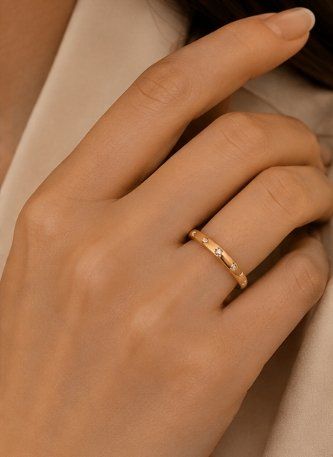 Anelli: Ring 14k vergoldet mit Garantie – Nuovo e nell'imballaggio originale da Hemmental venduto da Aureumgold