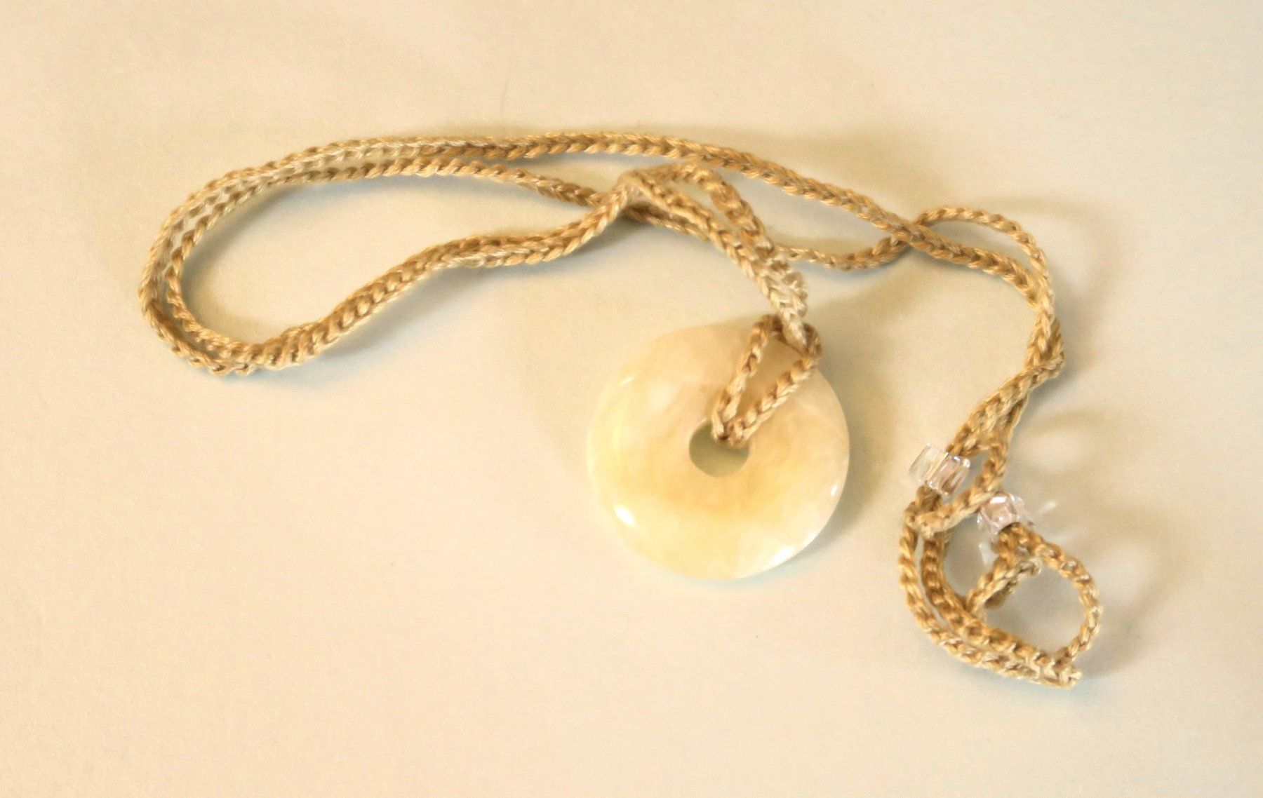Catenine: Kette Calcit Donut – Nuovo (secondo la descrizione) da Brittnau venduto da marlenestone 2