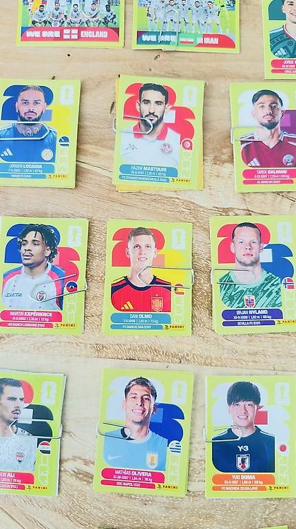 Panini Alben: Figurine Panini 2026 giocatori assortiti – Gebraucht aus Binz von Meryfranco 4